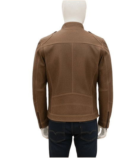 THE RUSTICA GENUINE RUSTI BUFF LEATHER JACKET FOR MEN | DISTRESSED CLASSIC BIKER STYLE