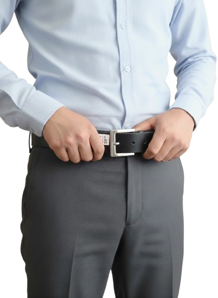 Executive Genuine Leather Dress Belt for Men Formal Attire & Business Wear